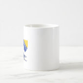 Königreich Bosnien - Wappen Kaffeetasse (Mittel)