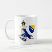 Königreich Bosnien - Wappen Kaffeetasse (Links)