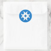 Königreich Caid Populace Abzeichen Runder Aufkleber (Tasche)