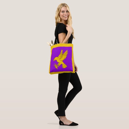 Königreich Calontir Populace Abzeichen Tote Bag Tasche (Am Model)