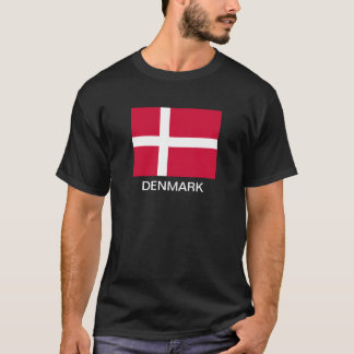 Königreich- Dänemarkflagge T-Shirt