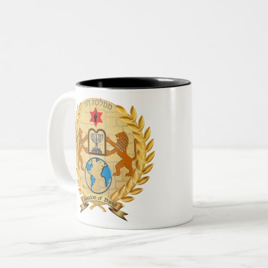 Königreich David Gear Zweifarbige Tasse (Vorderseite Links)