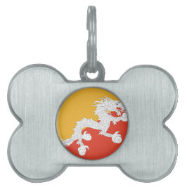 Königreich der Bhutan-Flagge, Drachenfeuer Tiermarke