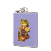 Königreich Designer Frosch Charakter Flachmann (Links)