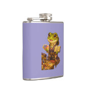Königreich Designer Frosch Charakter Flachmann (Rechts)