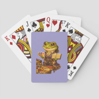 Königreich Designer Frosch Charakter Spielkarten