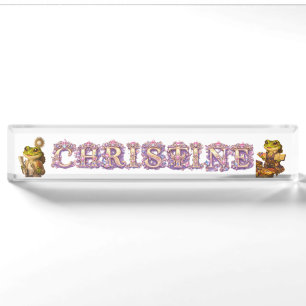 Königreich Designer Schreibtischschild