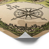 Königreich Eldoria Karte Poster (Ecke)