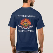 Königreich-Feuerwehr-Gewerkschafts-T-Shirt T-Shirt (Rückseite)