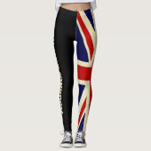 Königreich-Flagge Leggings (Vorderseite)