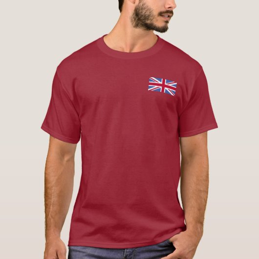 KÖNIGREICH-FLAGGE T-Shirt (Vorderseite)