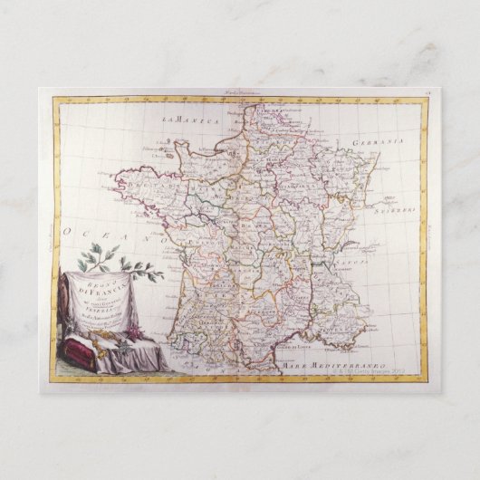 Königreich Frankreich Postkarte (Vorderseite)