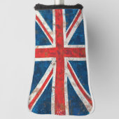 Königreich-Gewerkschafts-Jack beunruhigte Flagge Golf Headcover (Rotieren 90)