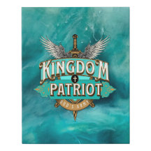 Königreich Gottes Patriot - Leinwand