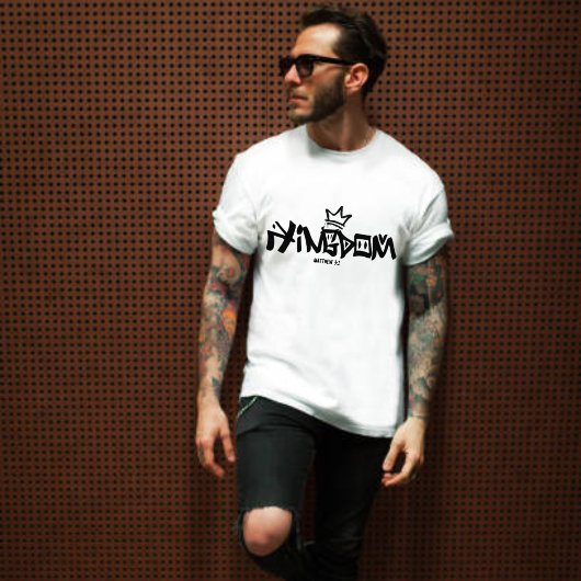 Königreich Graffiti Christlich T-Shirt