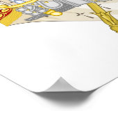 Königreich Holland Coat of Arms (1808) Poster (Ecke)