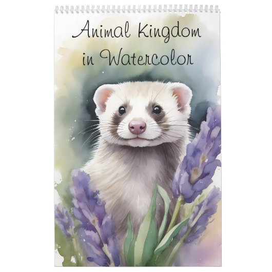 Königreich in Painterly Watercolor 2025 Kalender (Titelbild)