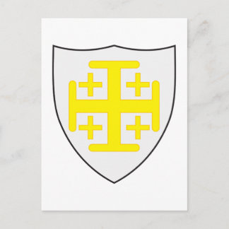 Königreich Jerusalem Wappen Postkarte