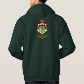Königreich Jordanien COA (Arabisch) Hoodie (Rückseite)