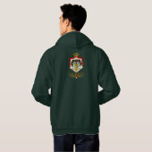 Königreich Jordanien COA (Arabisch) Hoodie (Schwarz voll)