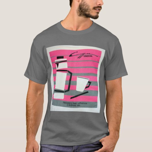 Königreich Kaffee Defunktionierte Worcester MA Rep T-Shirt (Vorderseite)