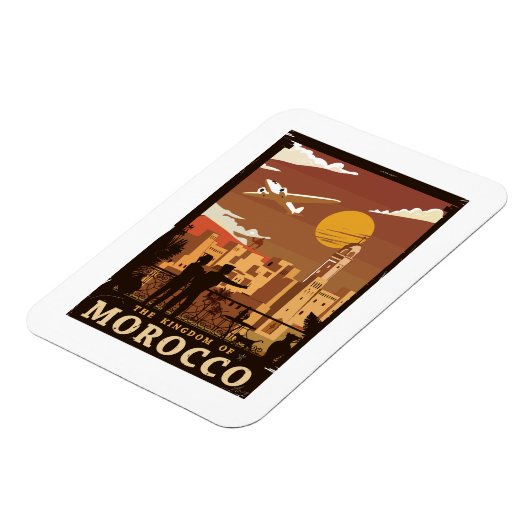 Königreich Marokko Magnet (Linke Seite)