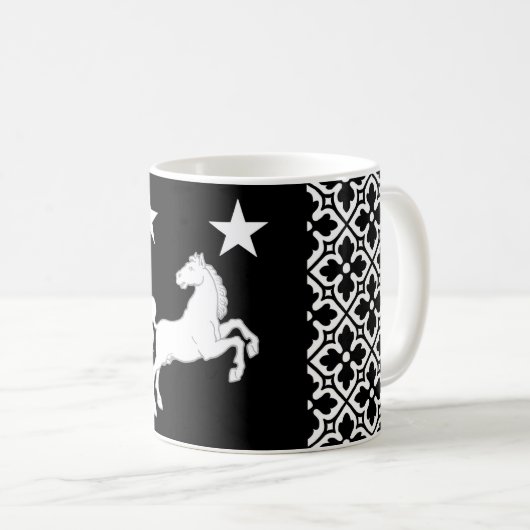 Königreich Meridies Populace Abzeichen Kaffee Tass Kaffeetasse (VorderseiteRechts)