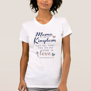 Königreich Minded Mama - Christlicher T - Shirt