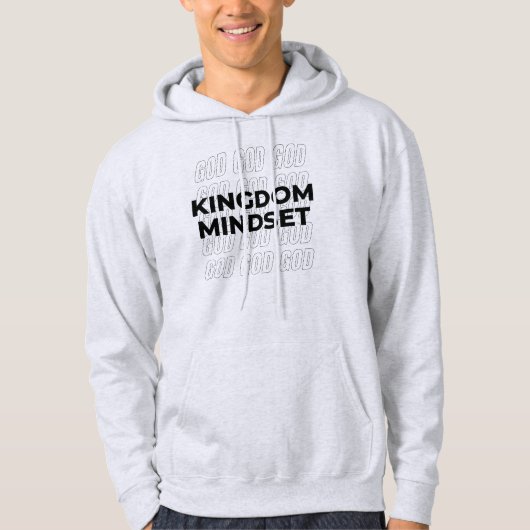 Königreich Mindset Bold Words Hoodie (Vorderseite)