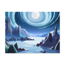 Königreich mit leuchtendem Mond