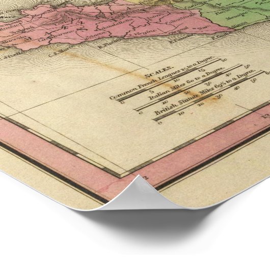 Königreich Neapel oder die beiden Sizilien 2 Poster (Ecke)