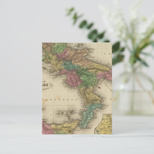 Königreich Neapel oder die beiden Sizilien 2 Postkarte (Stehend Vorderseite)