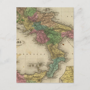 Königreich Neapel oder die beiden Sizilien 2 Postkarte