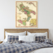 Königreich Neapel oder die beiden Sizilien Leinwanddruck (Insitu (Schlafzimmer))