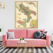 Königreich Neapel oder die beiden Sizilien Leinwanddruck (Insitu (Wohnzimmer))