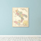 Königreich Neapel oder die beiden Sizilien Leinwanddruck (Insitu (Holzboden))