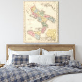 Königreich Neapel oder die beiden Sizilien Leinwanddruck (Insitu (Schlafzimmer))