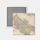 Königreich Neapel oder die beiden Sizilien Magnet (Vorderseite/Rückseite)