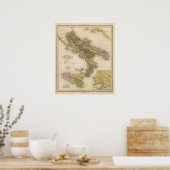 Königreich Neapel oder die beiden Sizilien Poster (Küche)