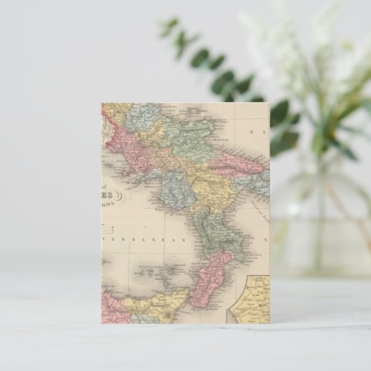 Königreich Neapel oder die beiden Sizilien Postkarte (Stehend Vorderseite)