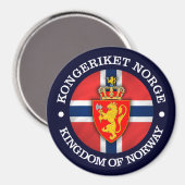 Königreich Norwegen Magnet (Vorderseite/Rückseite)
