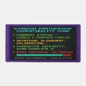 Königreich Partnership Compatibility Scan Desk Mat Schreibtischunterlage (Vorderseite)