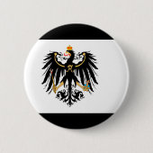 Königreich Preussen Nationalfahne Button (Vorderseite)