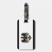 Königreich Preussen Nationalfahne Gepäckanhänger (Rückseite vertikal)