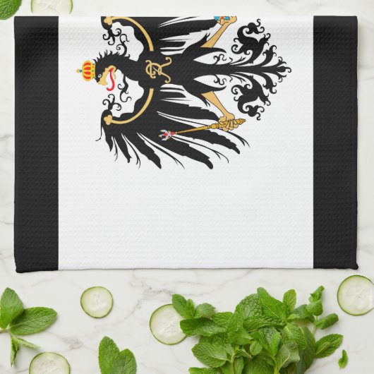 Königreich Preussen Nationalfahne Handtuch (Gefaltet)