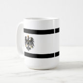 Königreich Preussen Nationalfahne Kaffeetasse (Vorderseite Links)