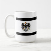 Königreich Preussen Nationalfahne Kaffeetasse (Links)