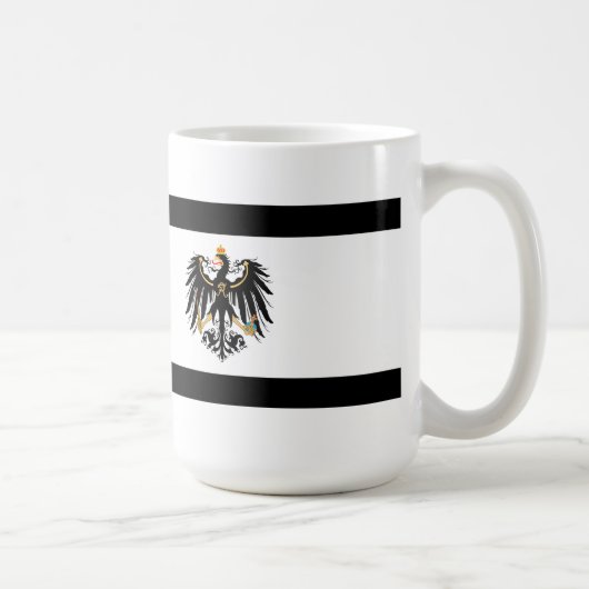 Königreich Preussen Nationalfahne Kaffeetasse (Rechts)