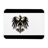 Königreich Preussen Nationalfahne Magnet (Horizontal)