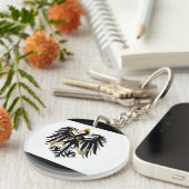 Königreich Preussen Nationalfahne Schlüsselanhänger (Vorderseite rechts)